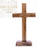 Plain Standing Olive Wood cross